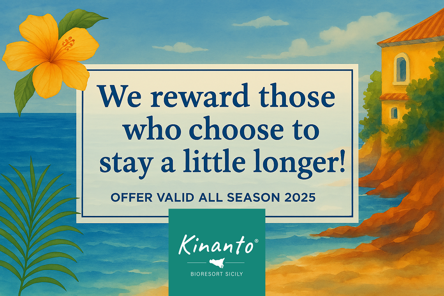 We reward those who choose to stay longer!
